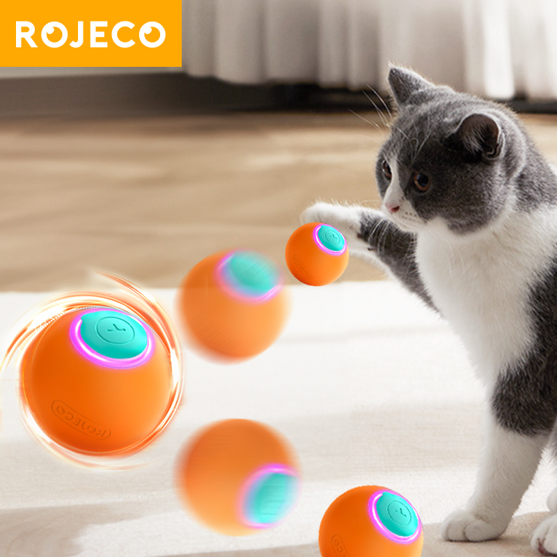 Automatic Moving Dog Ball - ROJECO 고양이 장난감 스마트 대화 형
