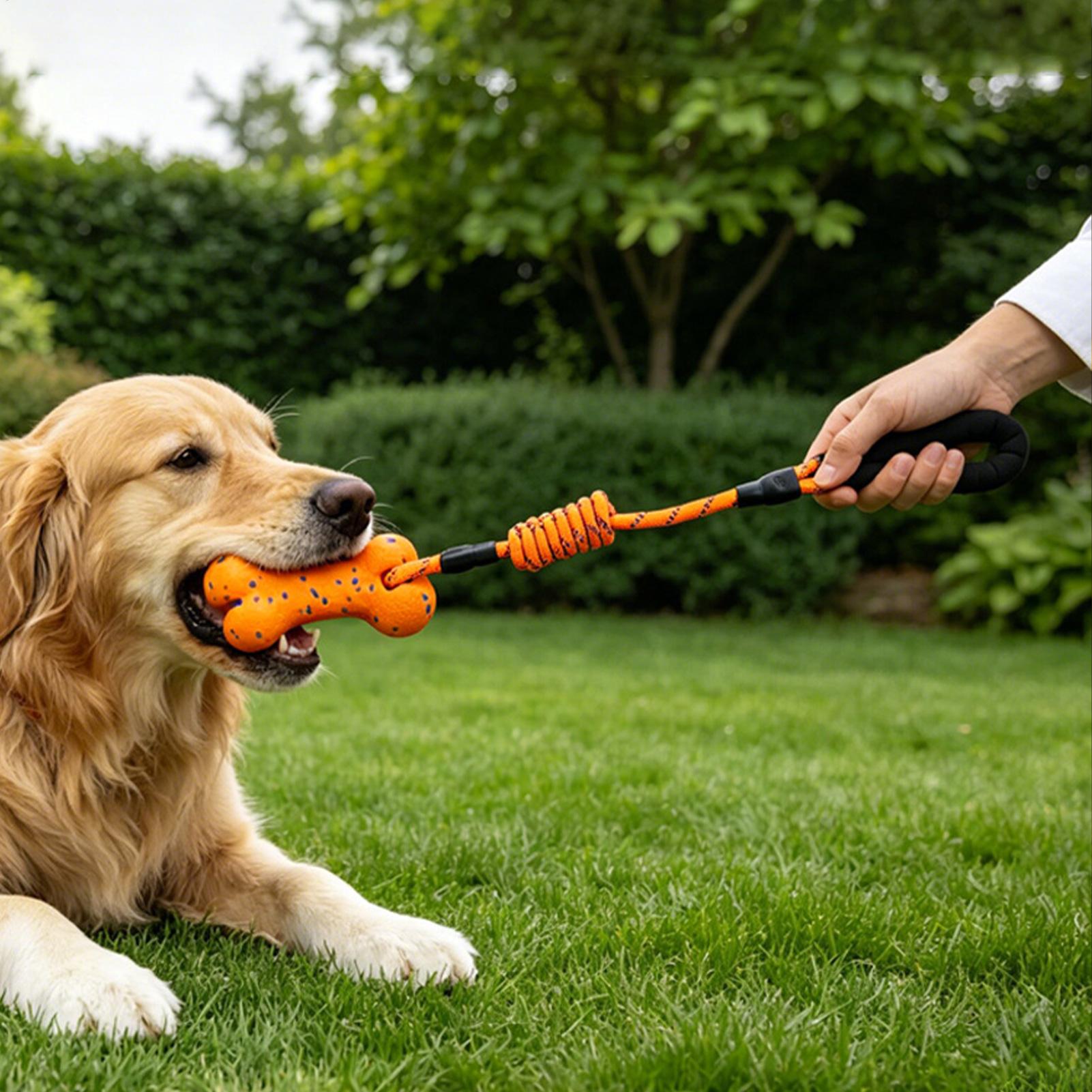 Dog Rope Toy Aggressive Chewers - 강아지용 로프 장난감, 반려견용 인터랙티브 씹는