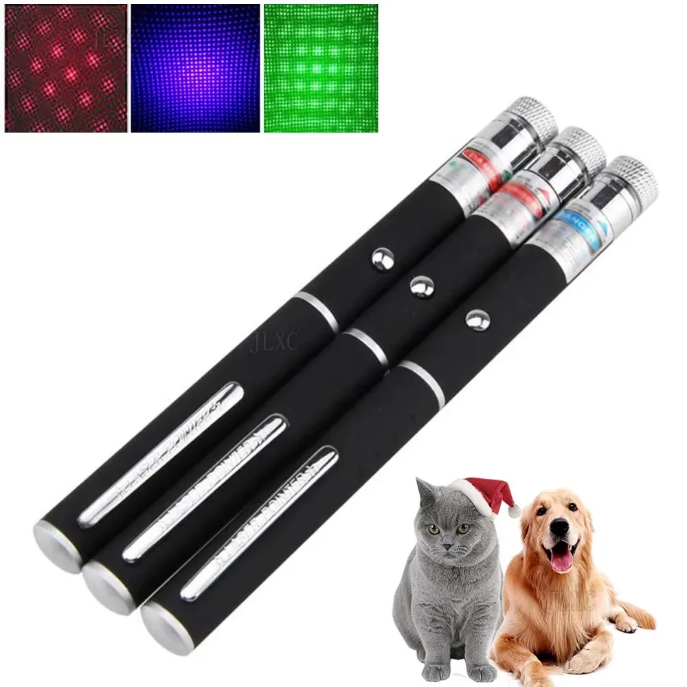 Laser Pointer Cat Toy Automatic - (배터리는 제공되지 않습니다) 녹색/빨간색 레이저 포인터,