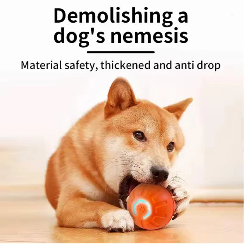 Automatic Moving Dog Ball - 지능형 인터랙티브 애완동물 장난감 공 전자