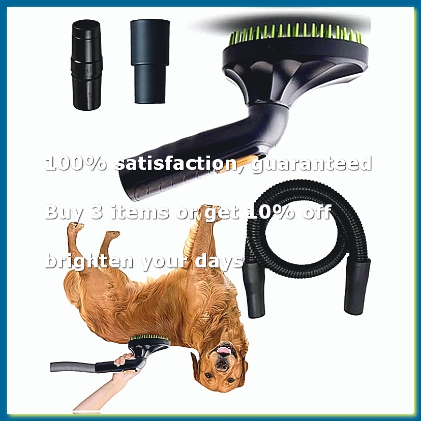 Pet Grooming - 털갈이 브러시 진공 청소기 부착 키트