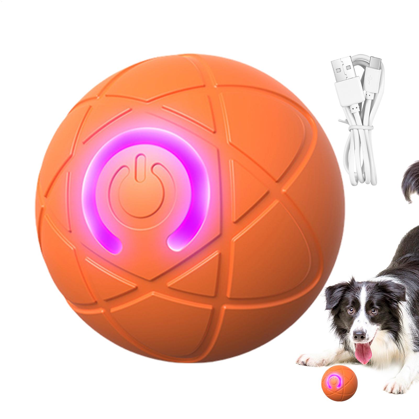 Automatic Moving Dog Ball - 강아지 장난감 공 인터랙티브 롤링 볼