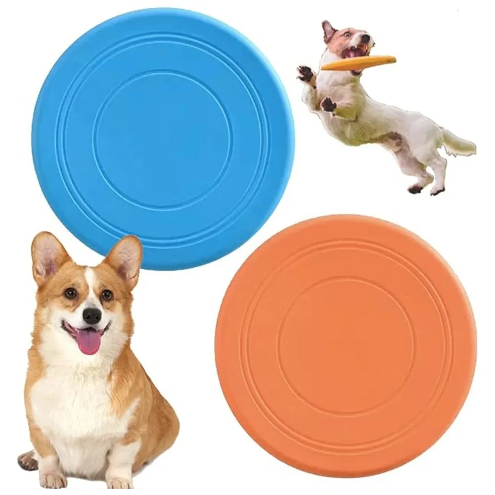 Flying Disc Dog Training Toy - 실리콘 비행접시 재미있는 강아지 고양이 장난감