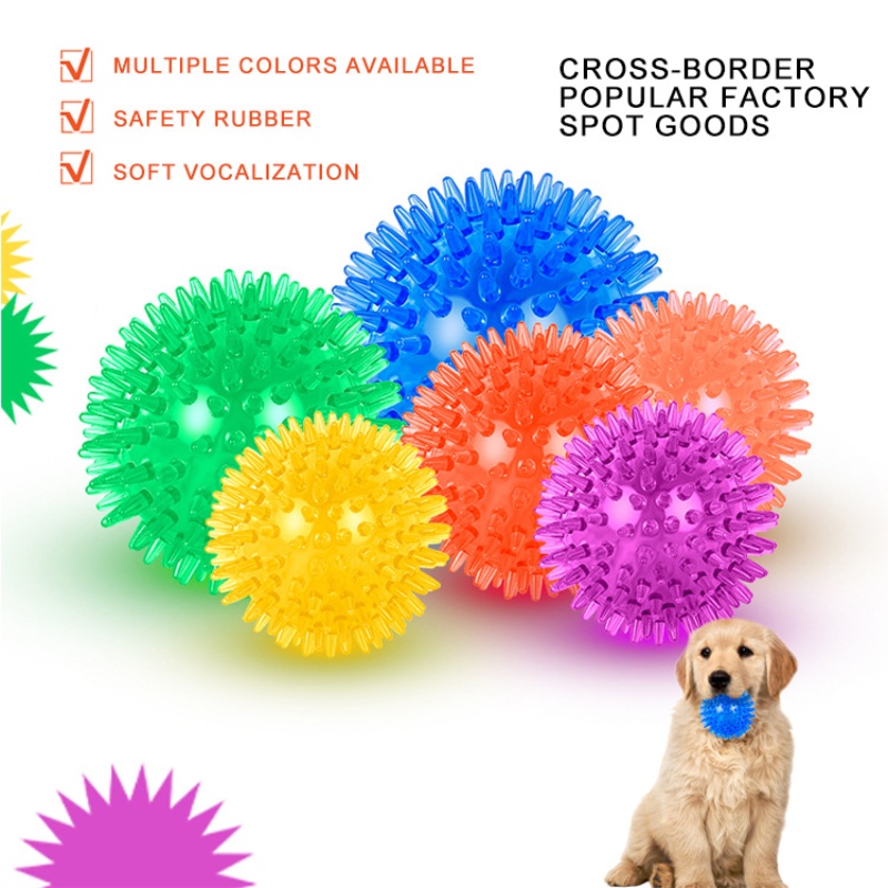 고양이와 강아지를 위한 애완동물 장난감 공 - 소리나는 - Interactive Squeaky Plush Dog Toy 리뷰 및 가격