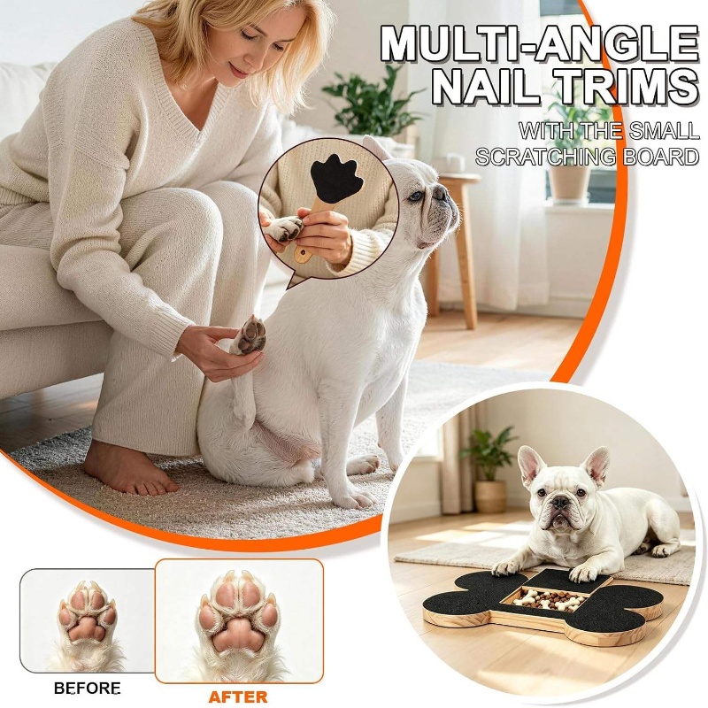 강아지용 나무 스크래칭 보드, 간식 보관함 내장, 발톱 - Suction Cup Dog Tug Toy 리뷰 및 가격