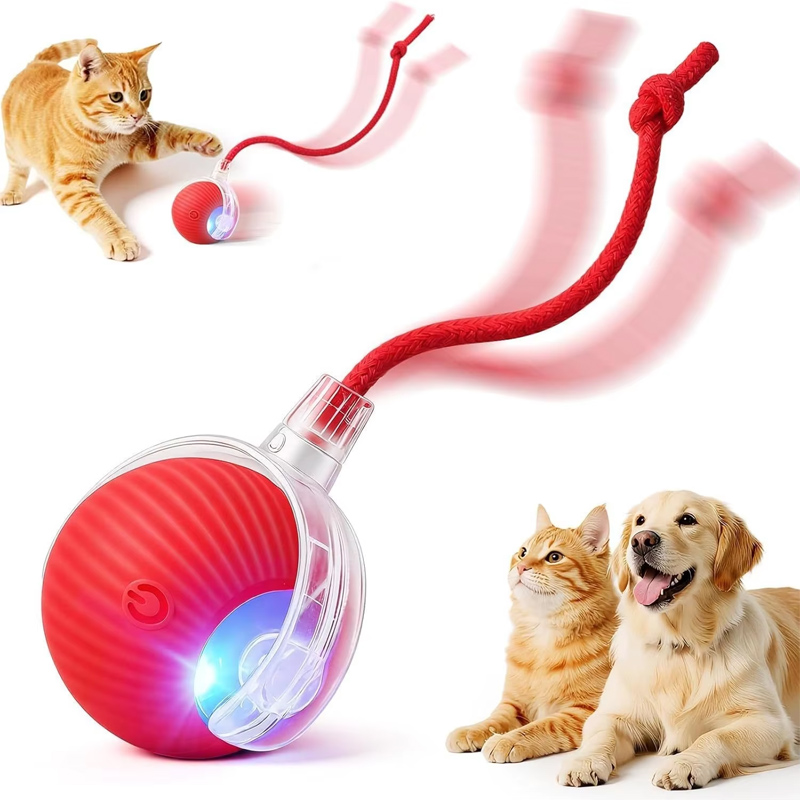 새로운 강아지 인터랙티브 볼 장난감 자동 롤링 볼 충전 - Automatic Moving Dog Ball 리뷰 및 가격