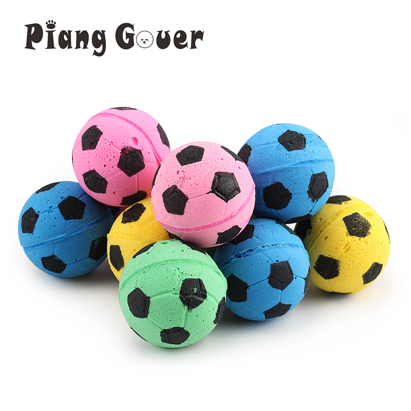 10pcs 다채로운 공 고양이 장난감 애완 동물 거품  - Indestructible Dog Chew Toy 리뷰 및 가격