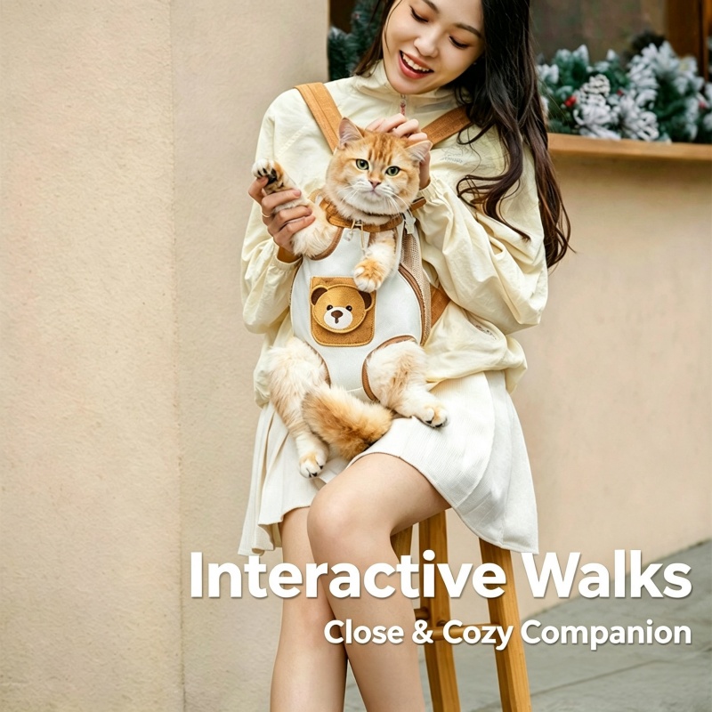 귀여운 곰돌이 디자인의 반려동물용 앞면 가방, 통기성이 - Dog Toys 리뷰 및 가격