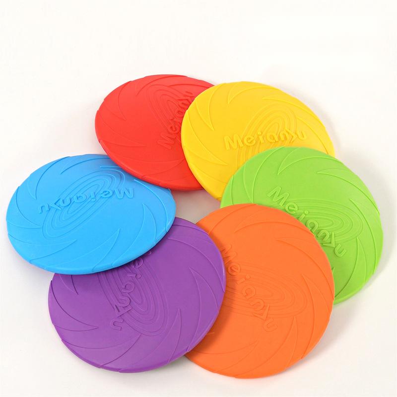 강아지와 고양이를 위한 상호작용형 실리콘 플라잉 소서  - Flying Disc Dog Training Toy 리뷰 및 가격