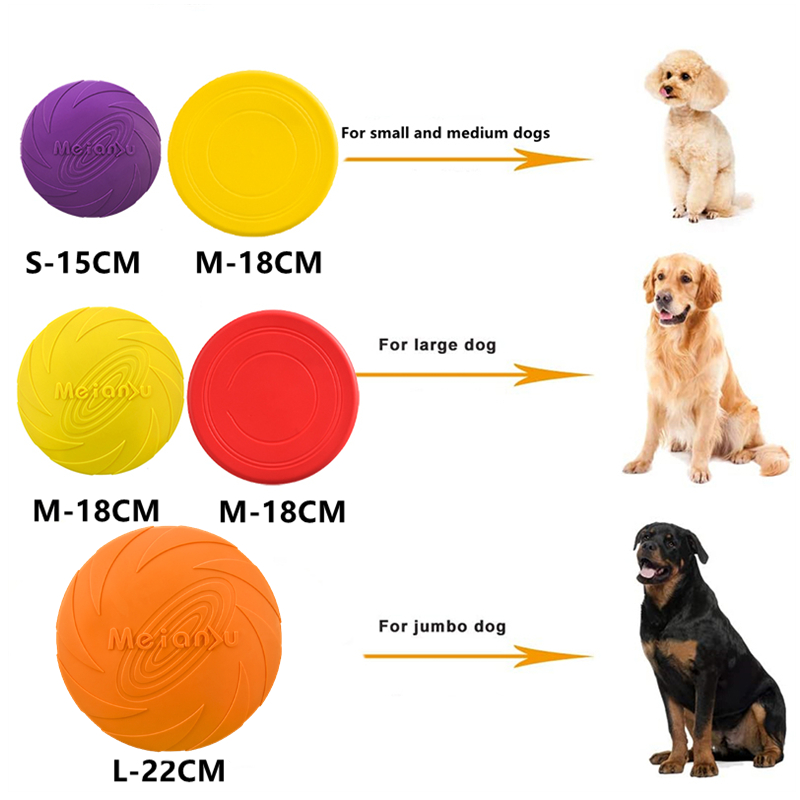 강아지와 고양이를 위한 상호작용형 실리콘 플라잉 소서  - Flying Disc Dog Training Toy 리뷰 및 가격
