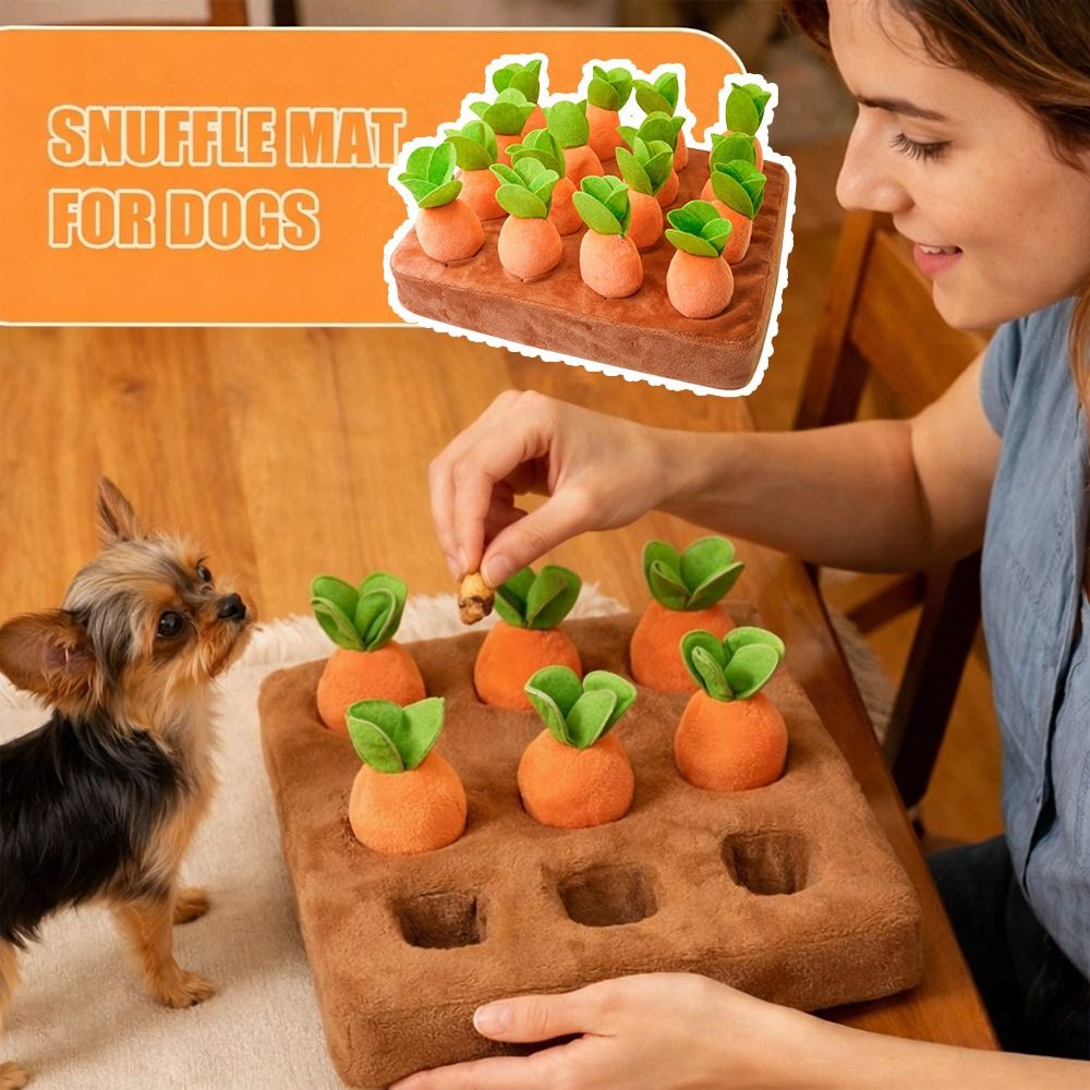 스트레스 해소 당근 스너플 매트, 탈부착 가능한 당근, - Snuffle Mat For Dogs 리뷰 및 가격