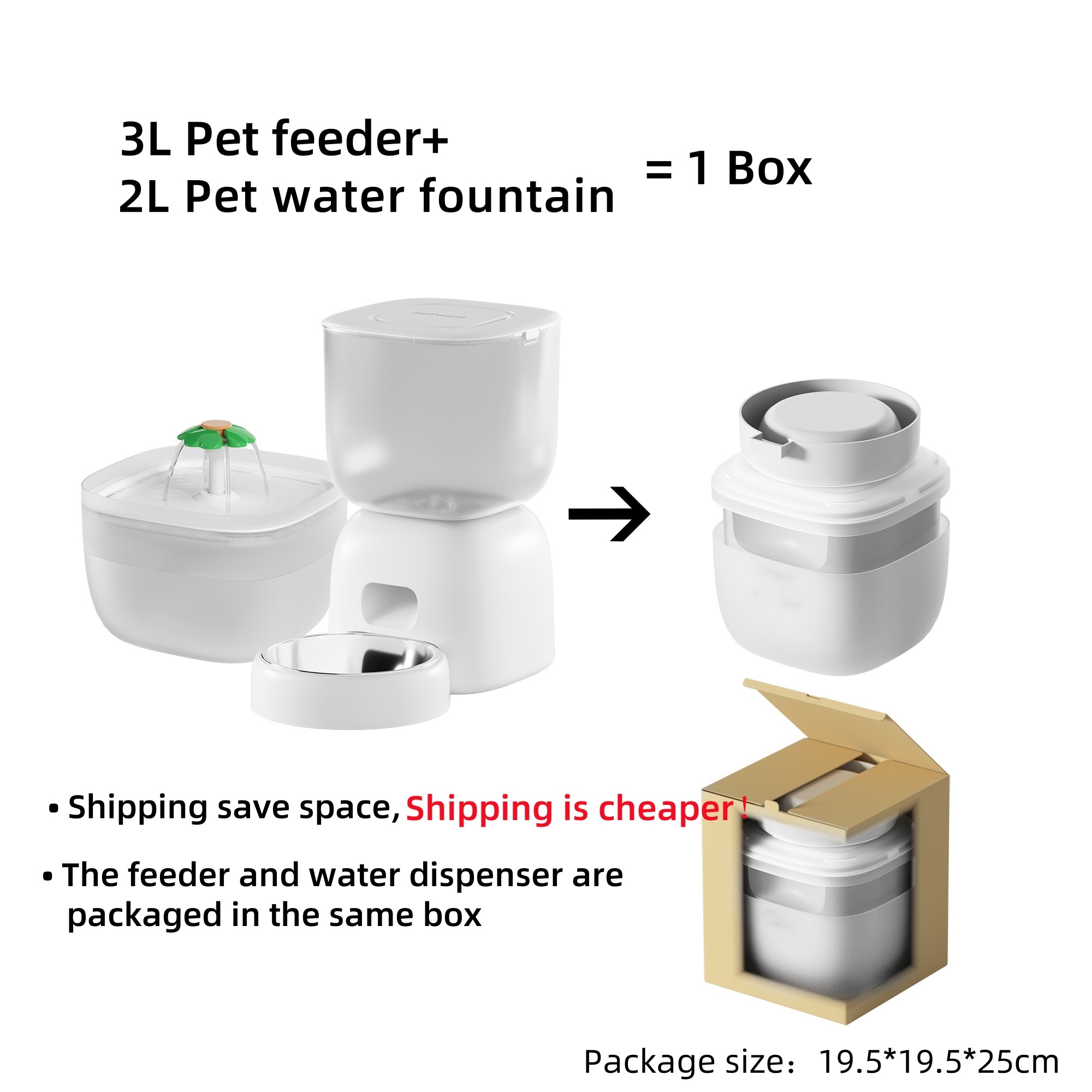 자동 와이파이 3L 반려동물 급식기 및 2L 고양이 정 - Pet Feeders 리뷰 및 가격