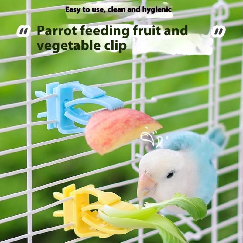 *2/4개 애완조류 먹이통 홀더 앵무새 과일 야채 클립 - Pet Feeders 리뷰 및 가격
