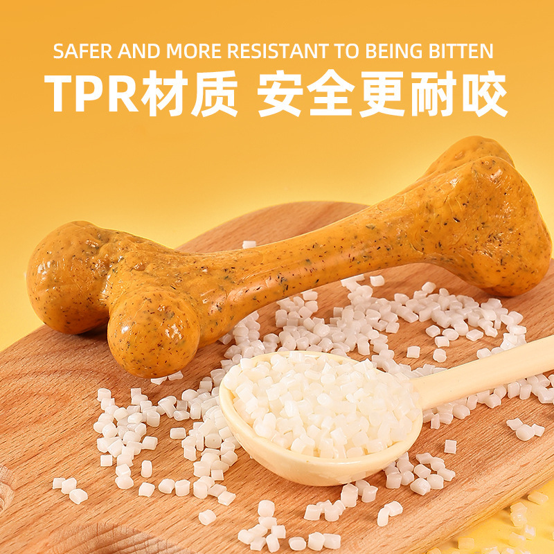 강아지 장난감TPR 내구성 있는 씹힘 방지 치아 청소  - Teeth Cleaning Dog Chew Bone 리뷰 및 가격