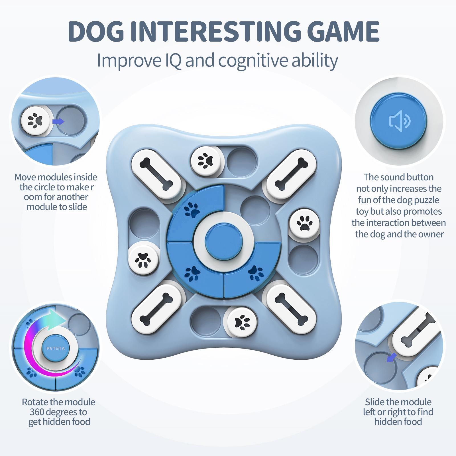 개 장난감 느린 피더 대화 형 증가 강아지 IQ 음식  - Dog Puzzle Feeder Toy 리뷰 및 가격